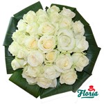 Buchet de 29 trandafiri albi