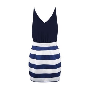 Rochie albastru inchis cu dungi AX Paris