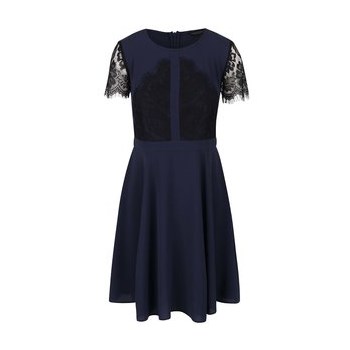 Rochie albastru inchis Dorothy Perkins cu dantela