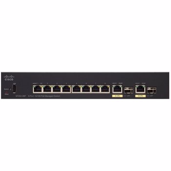 Cisco SF352-08P 8-port 10/100 POE Managed Switch