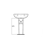Picior lavoar Ideal Standard Tesi