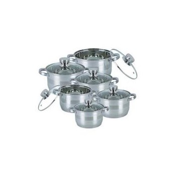 Oale inox 12 piese Bohmann BH 1275 N, capace sticla