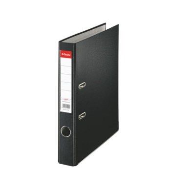 BIBLIORAFT PLASTIFIAT 5CM NEGRU ECONOMY ESSELTE ES81197