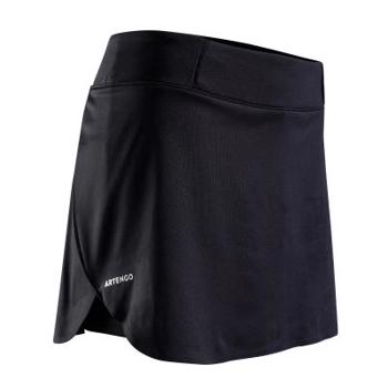 Fustă Tenis LIGHT 990 Negru Damă ARTENGO