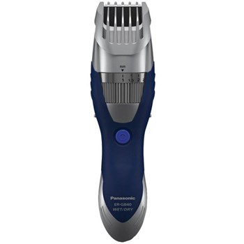 Aparat de tuns barba Panasonic ER-GB40-S503, Wet & Dry, Albastru/Argintiu