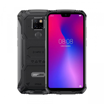 Telefon mobil Doogee S68 Pro Negru, IPS 5.9 , 6GB RAM, 128GB ROM, Android 9.0, Helio P70, 6300mAh, Incarcare Wireless Reversibila, Dual SIM