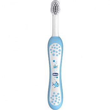 Periuta de dinti Chicco, Blue, 6luni+