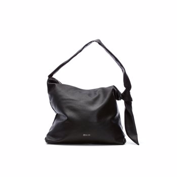 Big Star, Geanta hobo de piele ecologica, Negru