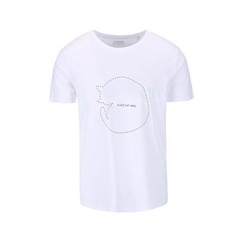 Tricou alb cu print pentru barbati - ZOOT Original