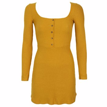 Rochie Bershka Melissa Dark Yellow