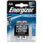 Baterii Energizer Ultimate Lithium AA, blister de 2 buc.
