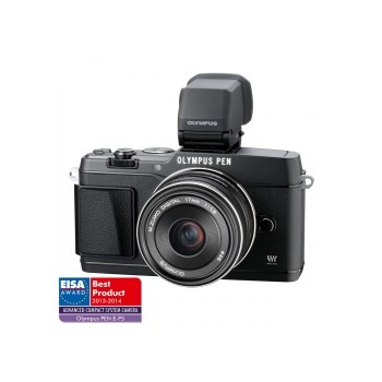 Olympus E-P5 kit 17mm /1.8 + Vizor electronic VF-4 - negru