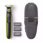 Aparat de barbierit Philips hibrid OneBlade QP2520/65 3 accesorii Toc pentru transport Negru/Verde
