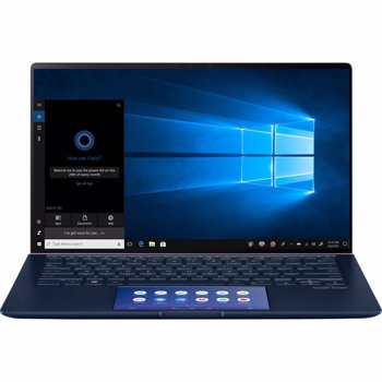 Laptop Asus ZenBook 14 UX434FLC-AI505R 14 inch FHD Intel Core i7-10510U 16GB DDR3 1TB SSD nVidia GeForce MX250 2GB Windows 10 Pro Royal Blue