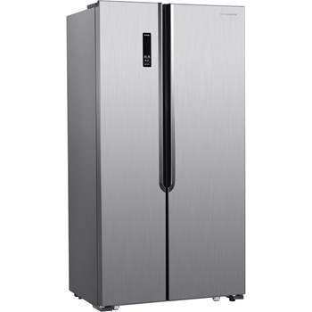 Frigider Side by side Heinner HSBS-H517NFX+, Full no frost, clasa energetica: A+, display Touch, control electronic, capacitate neta: 517L