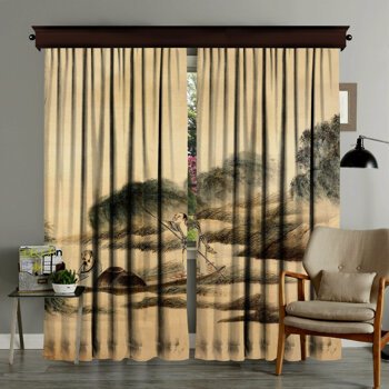 Perdea Cipcici, 785CPC8148, poliester 100 procente, 140 x 260 cm