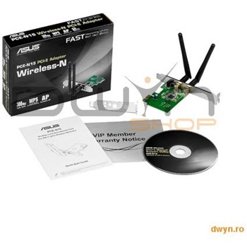 ASUS, Wireless PCIe card, 802.11n, 300Mbps