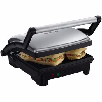Sandwich-Maker cu plita Russell Hobbs 17888-56 1800W 3 in 1 Panini Maker Grill si Plita W Negru-Argintiu 17888-56