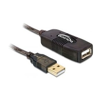 Cablu prelungitor activ USB 2.0 T-M 15m, Delock 82689