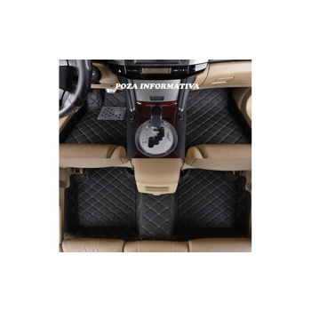 Covorase auto LUX PIELE 5D Mercedes E-Klasse W212 2009-2016 ( 5D-03 cusatura bej )