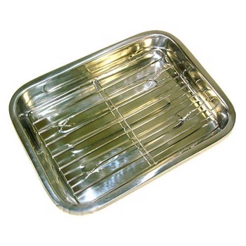 Tava din inox pentru lasagna KingHoff lungime 41 cm kh-4363