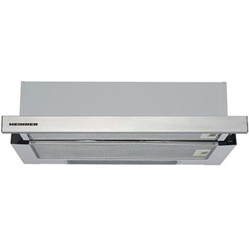 Hota incorporabila telescopica Heinner HTCH-440FS Putere de absorbtie 325 mch 1 motor 60 cm Inox htch-440fs