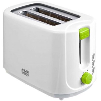 Prajitor de paine Star-Light TD-G750, 750 W, 2 felii, Grad de rumenire variabil, Functie reincalzire si dezghetare, Alb/Verde