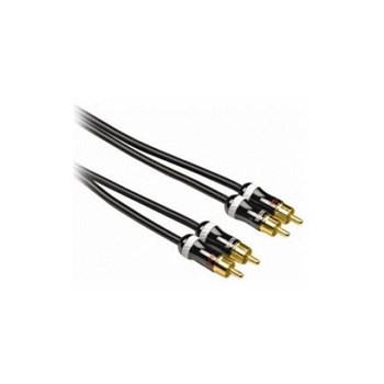 Cablu Hama Audio 2 RCA - 2 RCA, metal, 1.5m