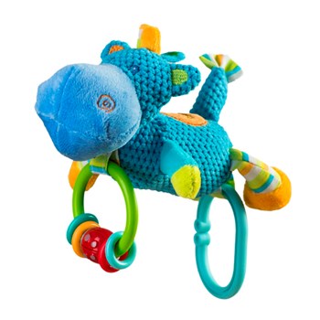 Jucarie din plus cu clopotel Hippo