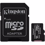 Card de memorie MicroSD Kingston Canvas Select Plus, 256GB, 100/85MB/s, cu adaptor