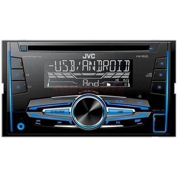 Radio MP3 Player Auto JVC KW-R520 Subwoofer control USB AUX kw-r520