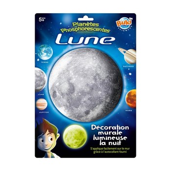 Decoratiuni de perete fosforescente - Luna bk3df3