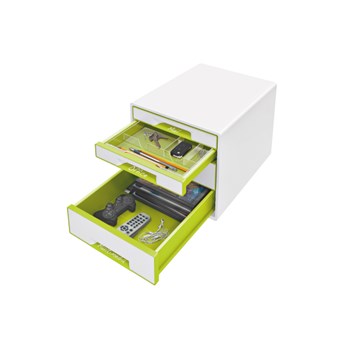 Cabinet cu sertare, 4 sertare, verde, LEITZ WOW