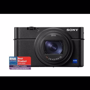 Sony Aparat foto digital Cyber-Shot DSC-RX100MVI, 20.1MP, 4K HDR, senzor 1 inch, obiectiv 24-200 mm, SteadyShot, Negru
