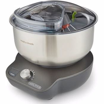 Robot de bucatarie Morphy Richards Mix Star 400520, 650 W, 6 viteze, bol 5 l, Argintiu