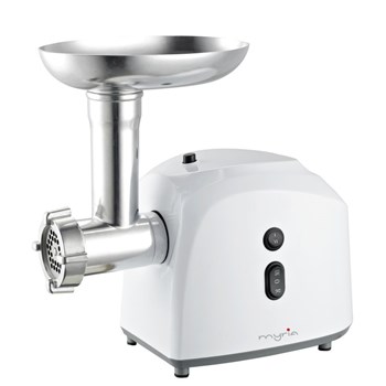 Masina de tocat carne MYRIA MY4080, 0.5kg/min, 600W, accesoriu carnati, alb