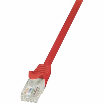 Cablu patchcord gembird, logilink, CAT6 U/UTP EconLine 0,5m rosu