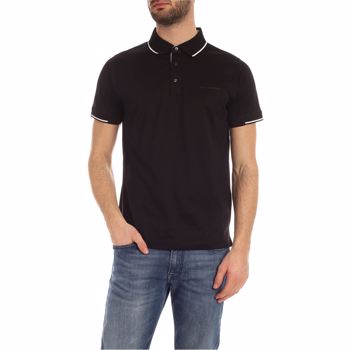 Karl Lagerfeld Tone-On-Tone Logo Polo Shirt In Black 755001 501200 990 Culoarea Black BM7445823