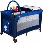 Juju - Patut pliant cu doua nivele Sleepy Baby Space Adventure