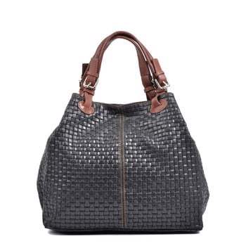 Poșetă din piele Isabella Rhea Seina 858 Nero