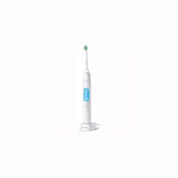 Periuta electrica sonica ProtectiveClean HX6888/89, 62000 miscari/minut, 2 moduri de curatare, senzor presiune, functie BrushSync, 1 cap de periere, Alb/Albastru