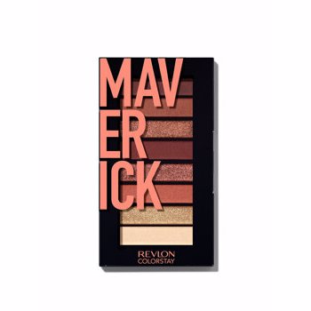 Paleta fard de pleoape intens pigmentat pentru femei Revlon Colostay Looks Book, 930 Maverick, 3.4 g
