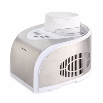 Aparat de facut inghetata , 150 W, Bol 1.5l, Compresor, Display LED, Timer, Argintiu