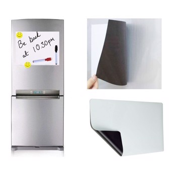 Mini tabla magnetica pentru notite A4, flexibila, autoadeziva, 210x297 mm