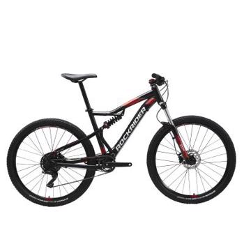 Bicicletă MTB ST 530 27,5" Negru/Roșu ROCKRIDER