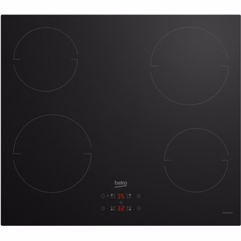 Plita incorporabila BEKO HII64401MT, Inductie, 4 arzatoare, Touch Control, negru