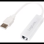 Adaptor Logilink USB 2.0 RJ-45 Alb ua0144b
