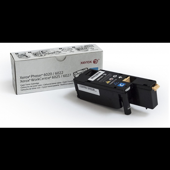Toner XEROX pentru Phaser 6020&6022, WorkCentre 6025&6027, Cyan
