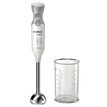 Mixer vertical BOSCH MSM66110, 0.7l, 600W, 1 treapta viteza, alb-gri inchis