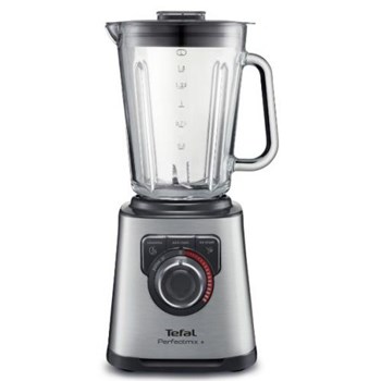 Blender , 1200W, buton variabil pentru viteza, 6 lame detasabile, vas din sticla termorezistenta, 3 programe, corp din inox, spatula, Inox